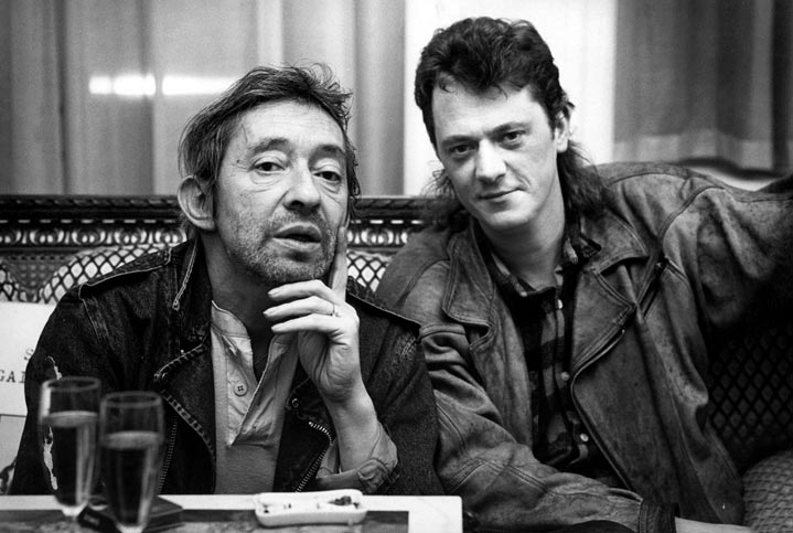With Serge Gainsbourg (1989)
